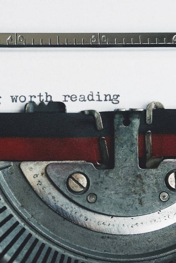 Typewriter Spelling Out Words